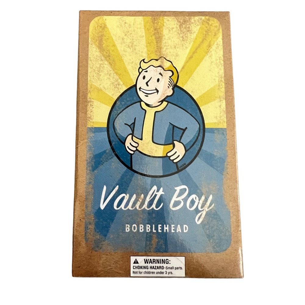 Fallout Vault Boy Bobblehead 2015 Loot Crate Exclusive Bethesda Vault-Tec New